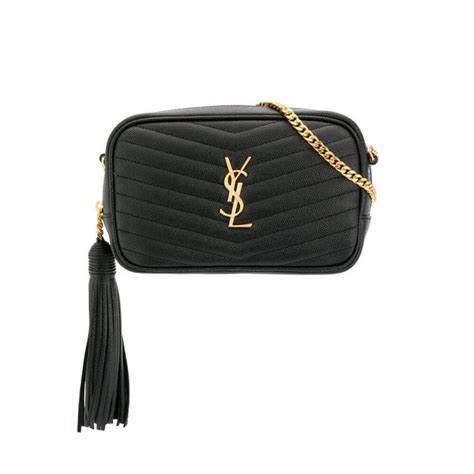 ysl 585040|Saint Laurent Lou Quilted Tassel Chain Shoulder Bag Crossbody .